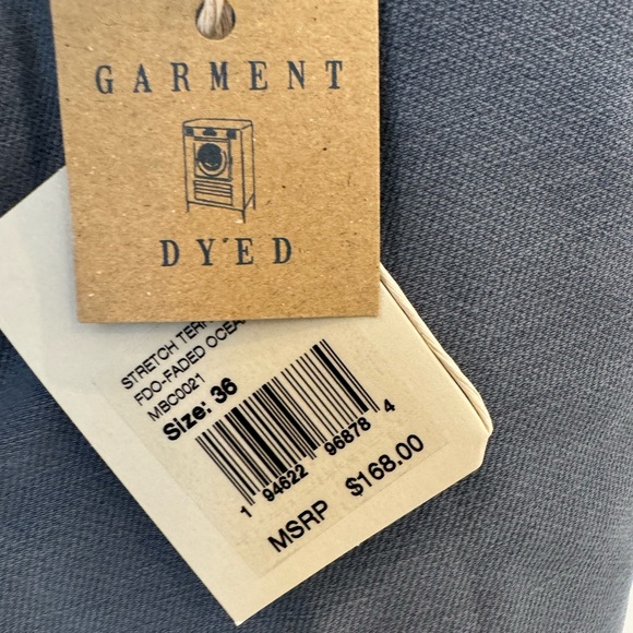 NWT Faherty Mens Pants Size 36x30 - Picture 4 of 9